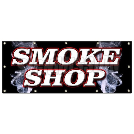 Signmission SMOKE SHOP BANNER SIGN cigar cigarrettes shop hookah pipes B-120 Smoke Shop